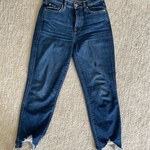 Seven Jeans High Waist Cropped Straight